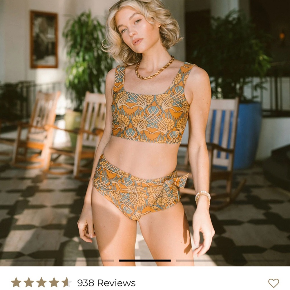 Albion Orange and Blue Intimates Bralette